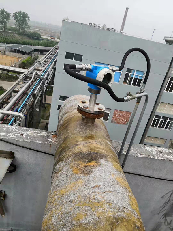 高溫型靶式流量計現(xiàn)場安裝使用圖