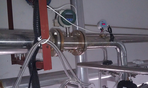 冷凝水流量計(jì)現(xiàn)場(chǎng)安裝使用圖