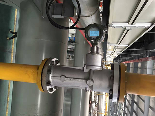 天然氣旋進旋渦流量計現(xiàn)場使用圖