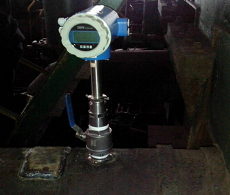 插入式電磁流量計(jì)現(xiàn)場安裝案例圖